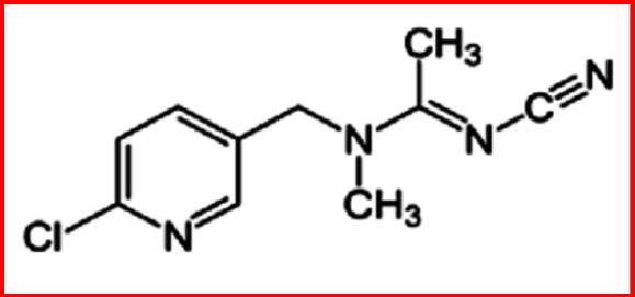 asetamiprid kimyasal yapı
